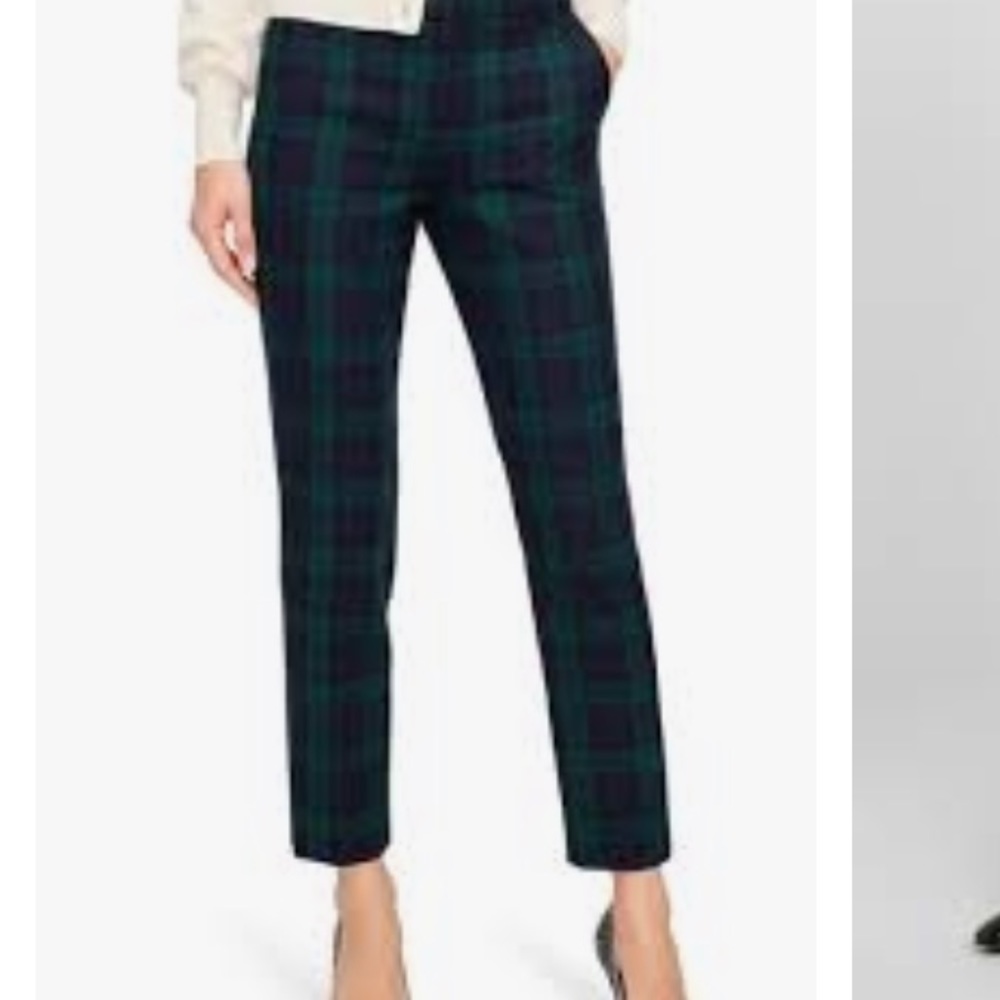 J Crew Cameron Pant - Blackwatch Plaid
